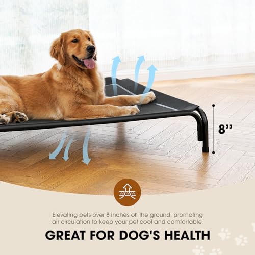 Elevated Dog Bed for Extra Large Dog with Breathable Mesh C7955
