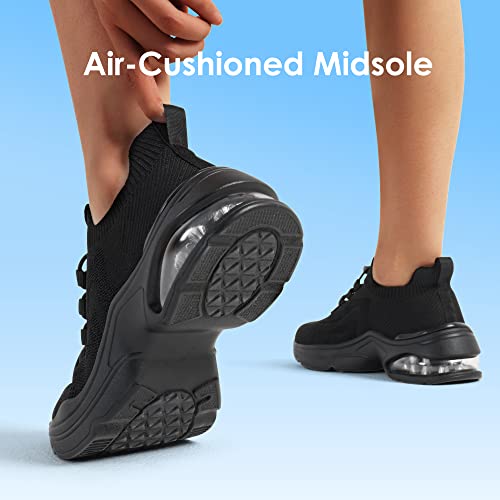 Slip-on Air Cushion Slip Resistant Walking Sneakers J8394