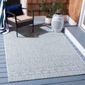 Ivory Green Round Indoor Outdoor Area Rug G98285