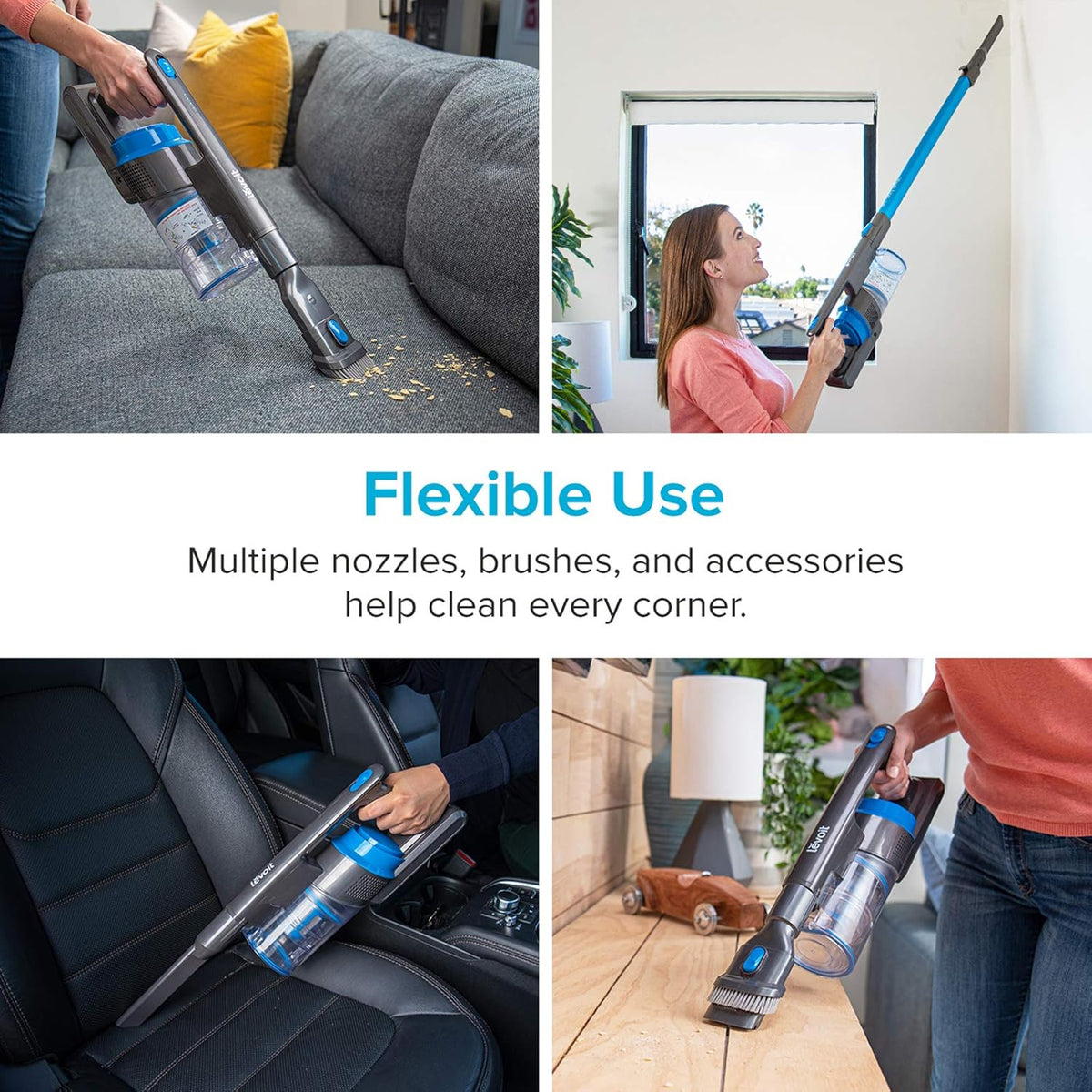 Cordless 4 in 1 Stick Vacuum E776639