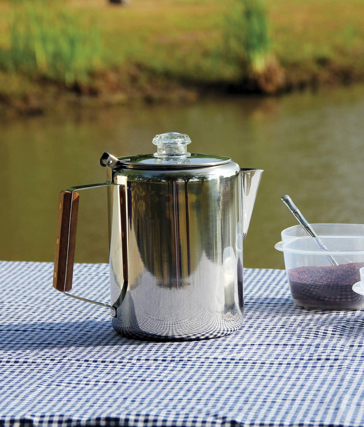 9 Cup Stainless Steel Percolator Coffee Maker E883