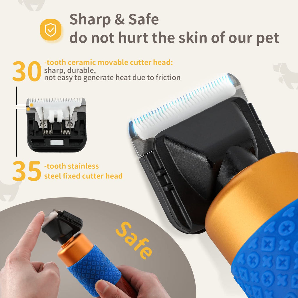 200W Pet Clipper Kit with 2 Blades G998