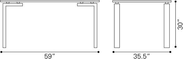 Stainless Steel Dining Table G960