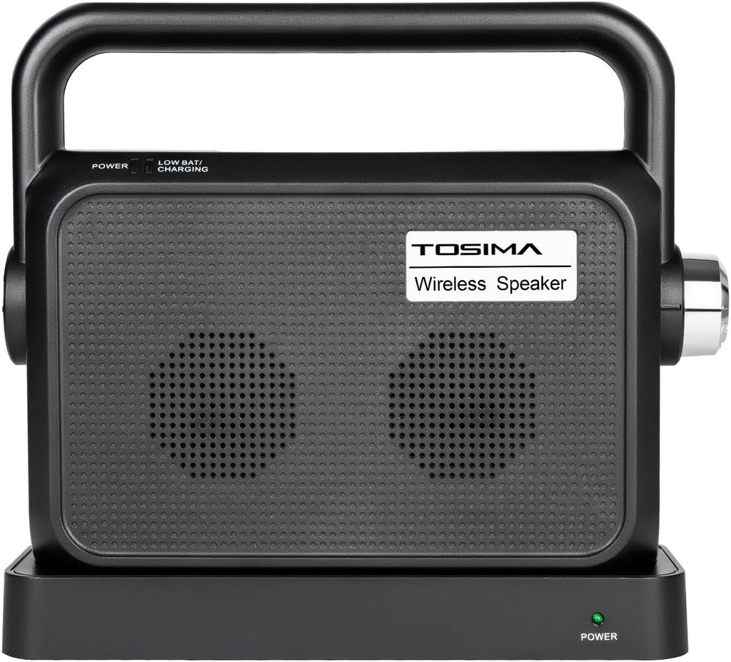 Portable Wireless TV Speakers with Headset Jack R4502