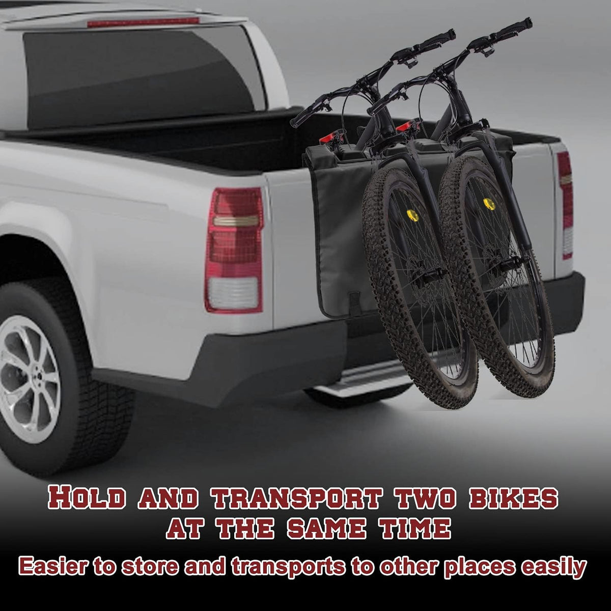 Tailgate Pad for Mountain Bike with Tool Pocket Carries Up to 2 Bikes L551039