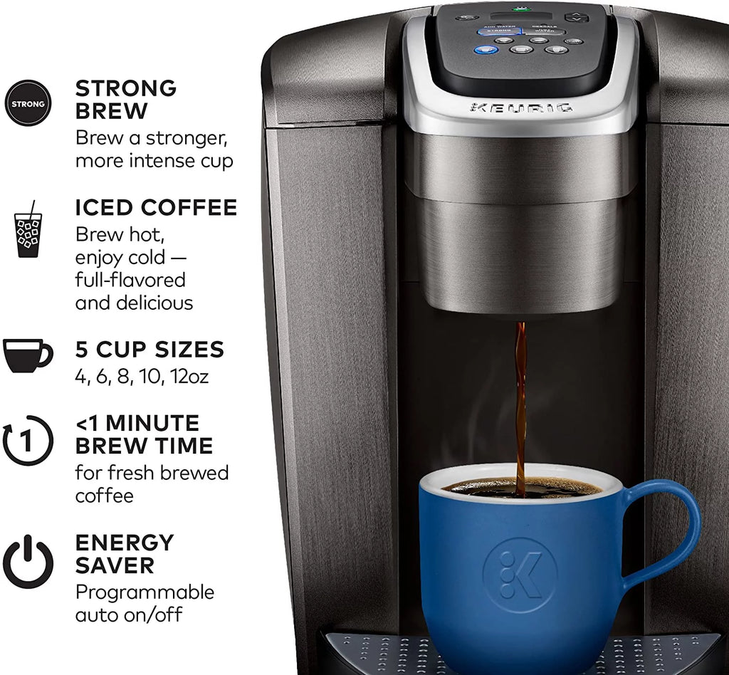 Brushed Slate Single Serve K-Cup Pod Coffee Maker V23584