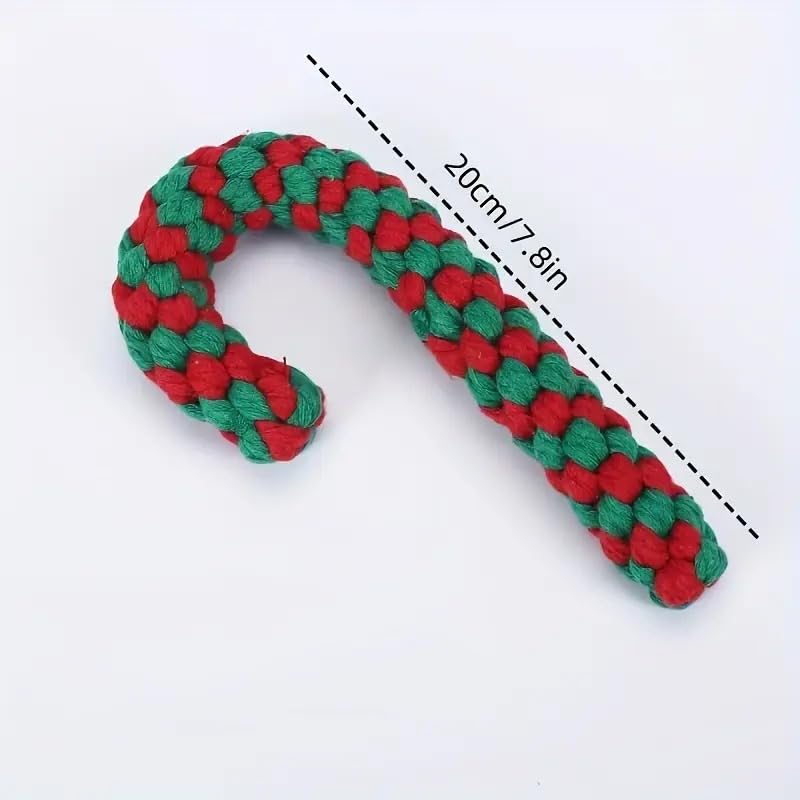 4 Pack Braided Cotton Dog Rope Toys B594733