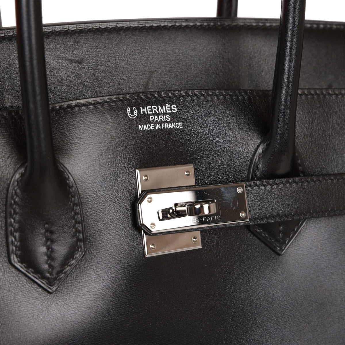Black Box Leather Birkin 35 S3306