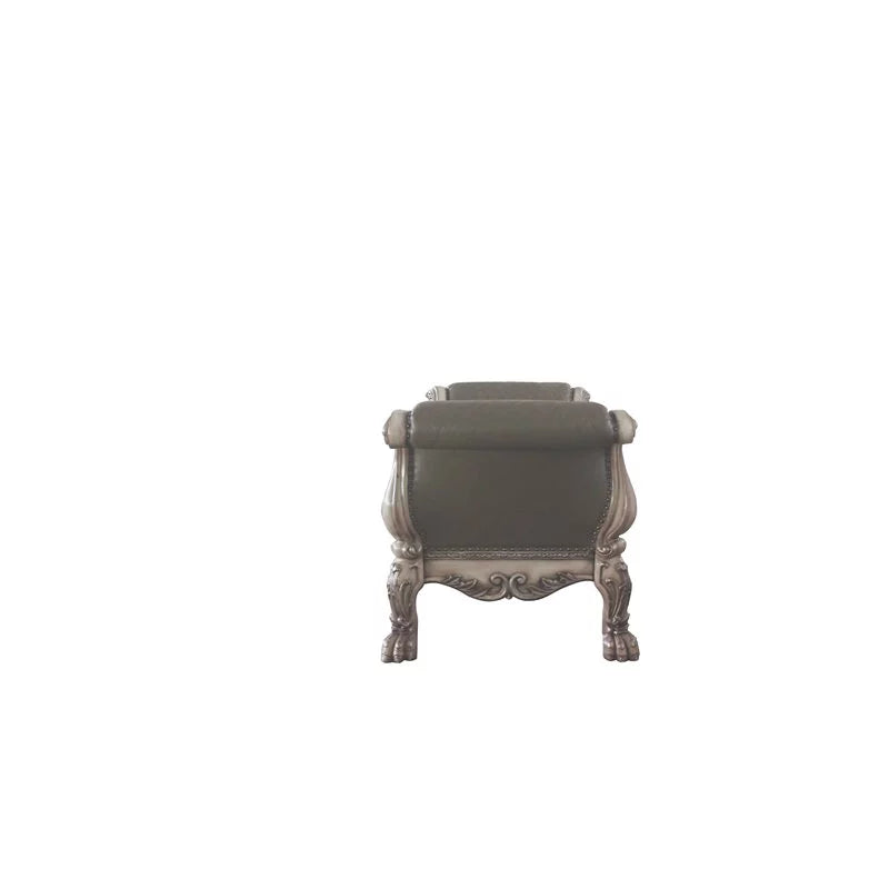 Bench in Vintage Bone White & PU A8022