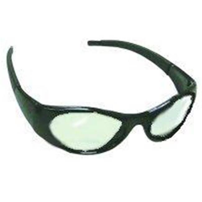 Black Frames Clear Lens Safety Glasses W44218