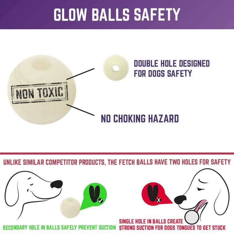 Glow Ball Dog Toys E32007