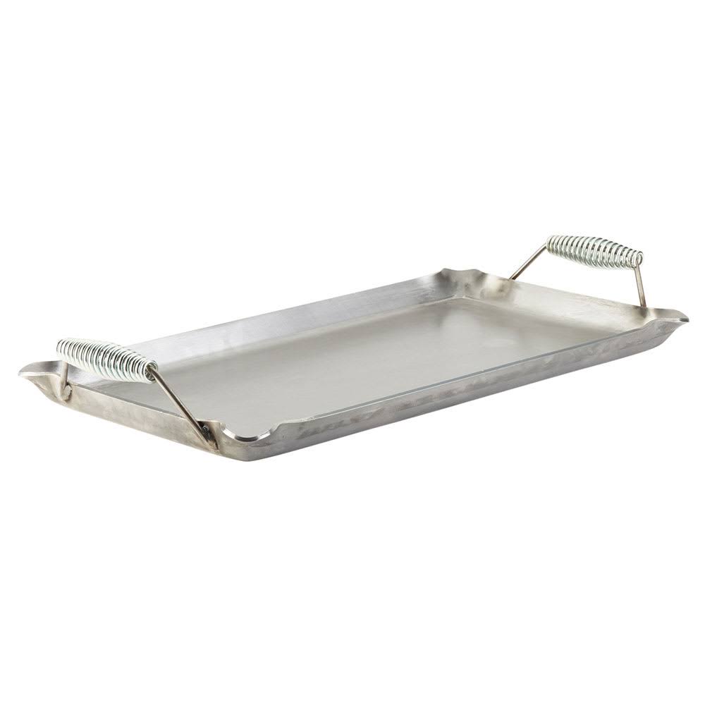 Silver Griddle with Heat Guard Handles H179651