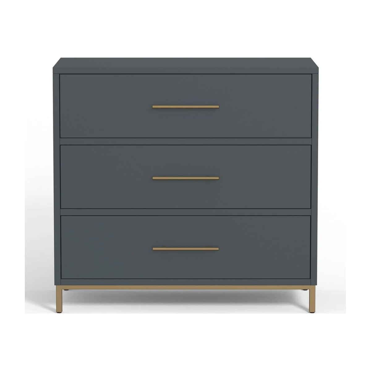 Slate Gray Three Drawer Small Chest V14210