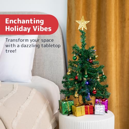 23-Inch Mini Christmas Tree with Lights K1351