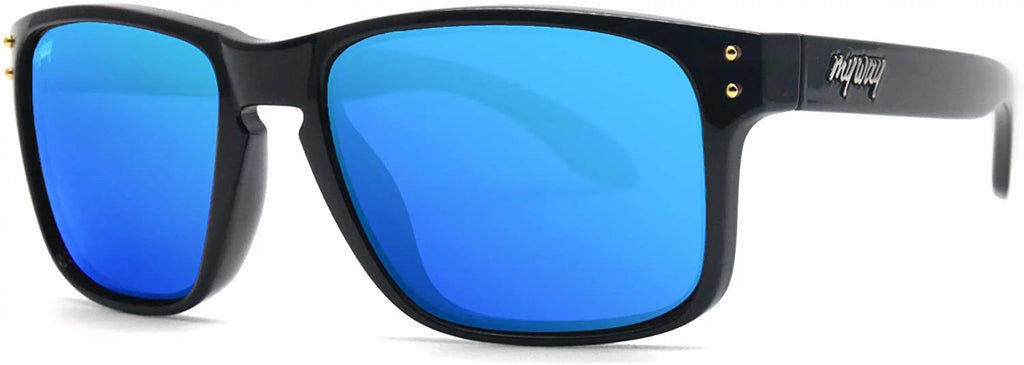 Italian Style Unisex Sunglasses Blue Mirror N580422