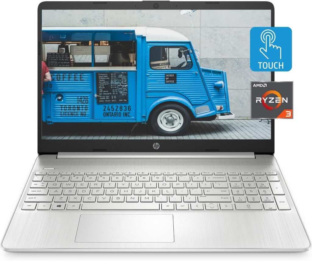 15.6-inch HD Laptop, AMD Ryzen 3 3250U, 8 GB RAM, 256 GB SSD, Windows 10 Home B607