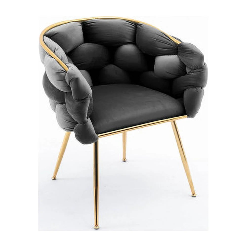 Velvet Accent Armchair H566