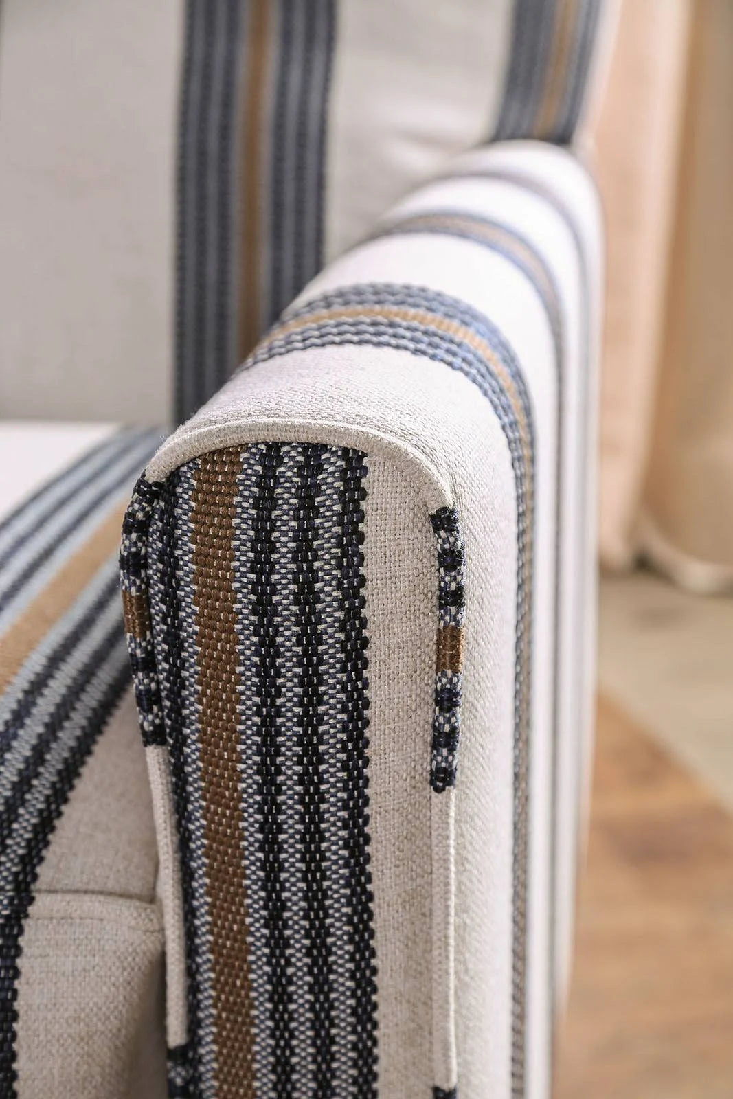 Beige Stripe Chair K802661