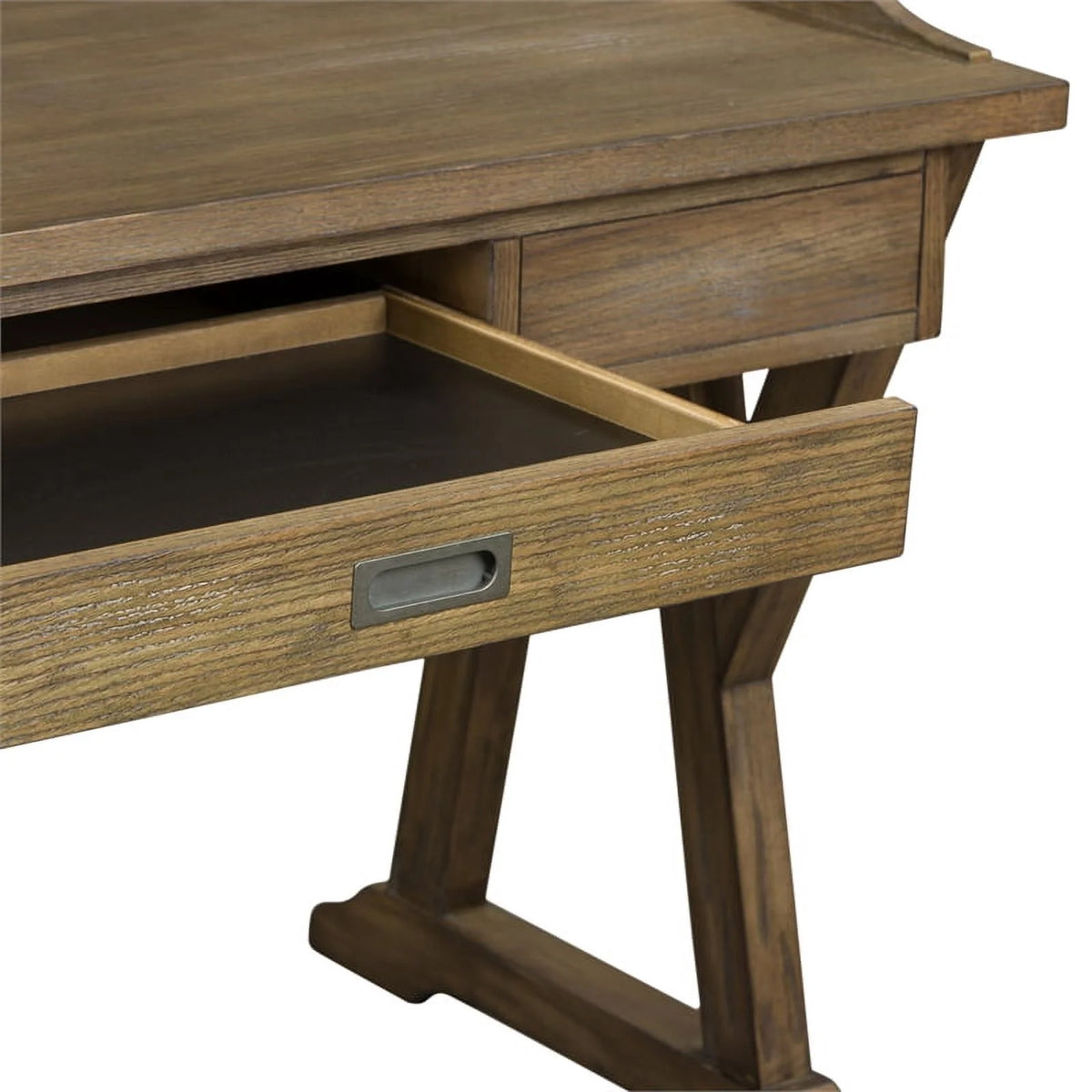 Rustic Saddle Finish Lift Top Writing Desk O7132