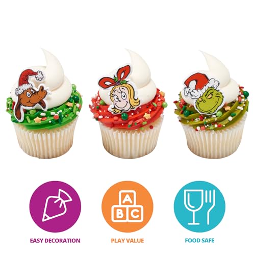 Christmas Cake Toppers 24 Pack L1533