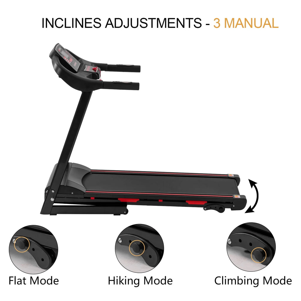 3.5 HP Compact Folding Treadmill 330 LB Capacity X530