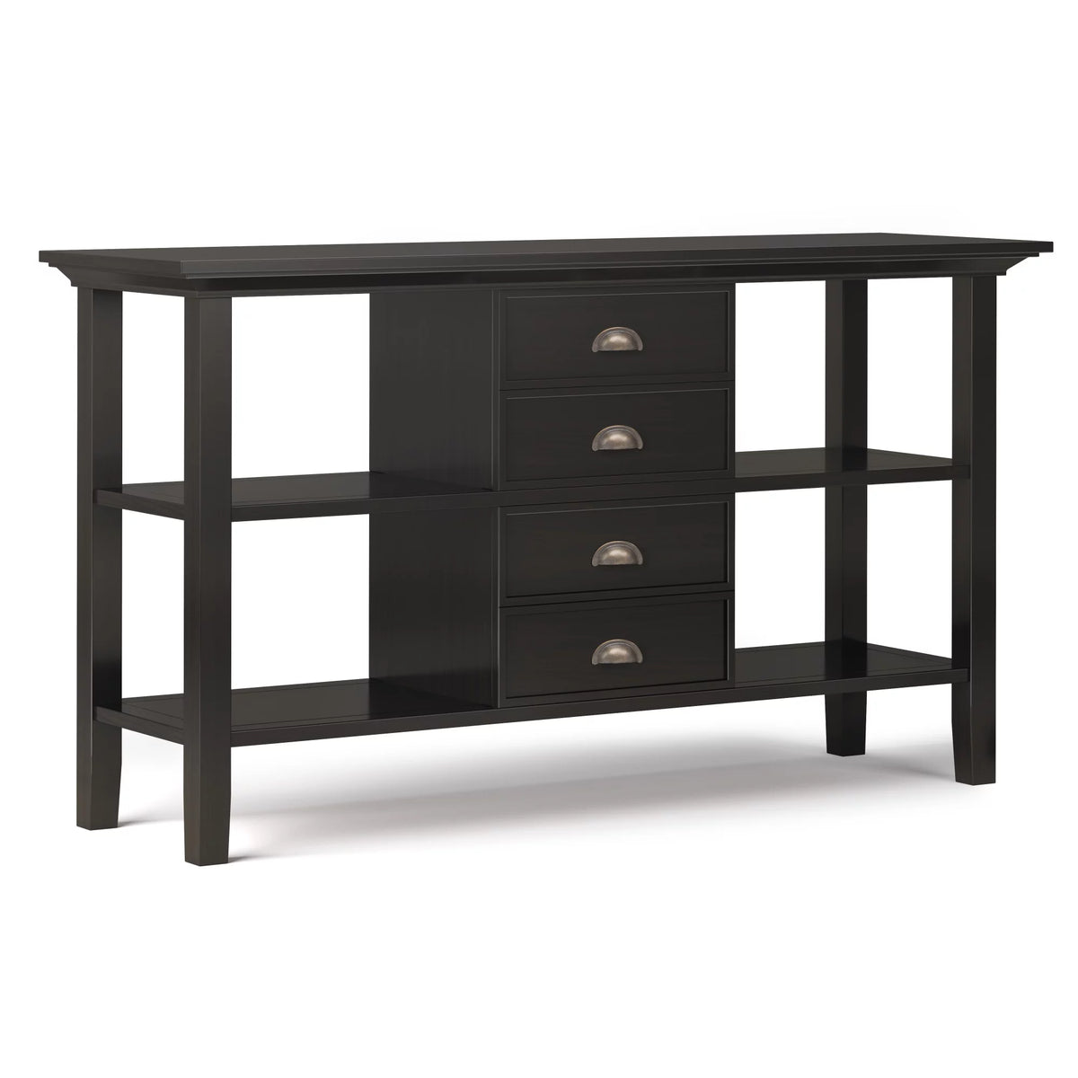 Solid Wood 54 in Wide Console Sofa Table W8655
