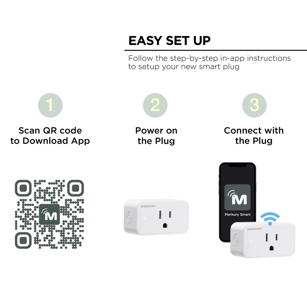 Smart Plug WiFi Outlet 4-pack U465