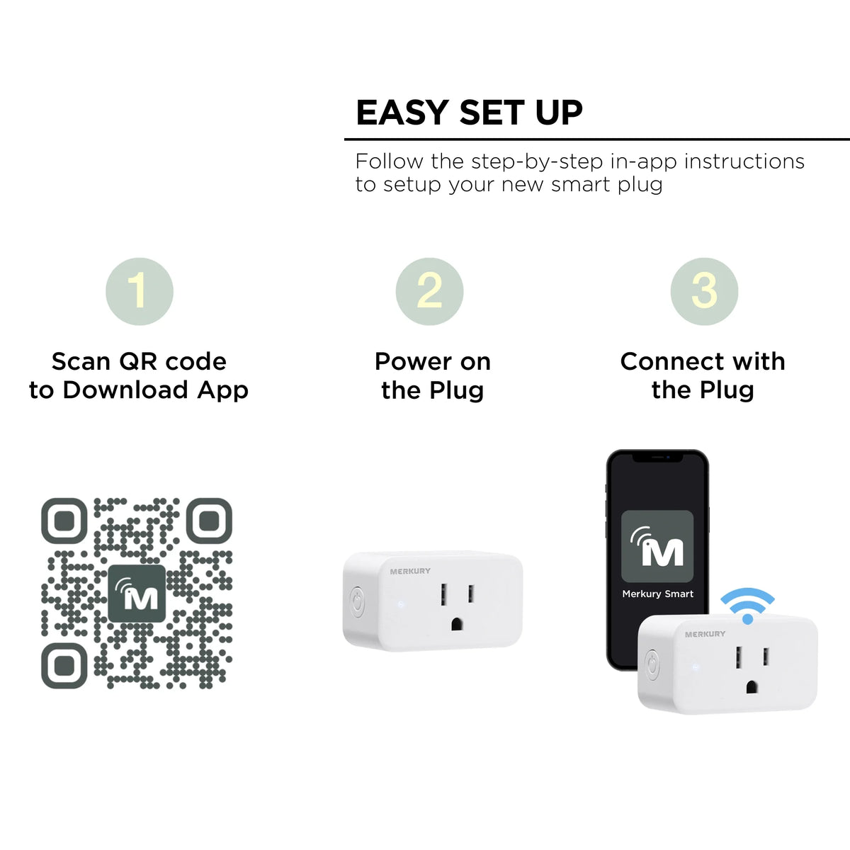 Smart Plug WiFi Outlet 4-pack U465