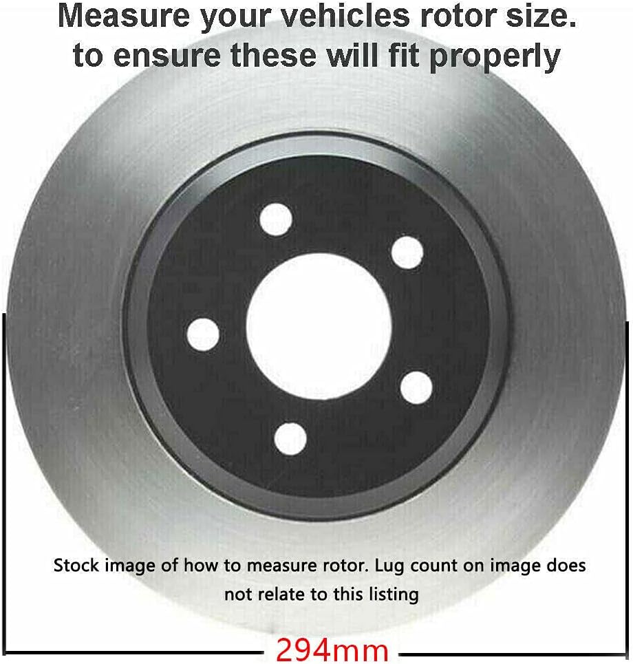 11.57 Front Drilled Slotted Rotors + Ceramic Pads 6pc Set V87104
