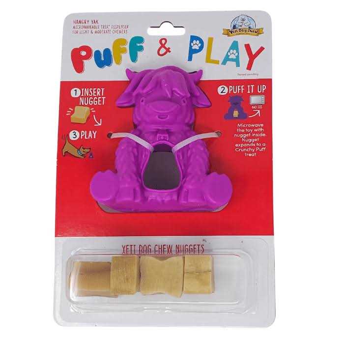 Dog Puff & Play Toy Y69822