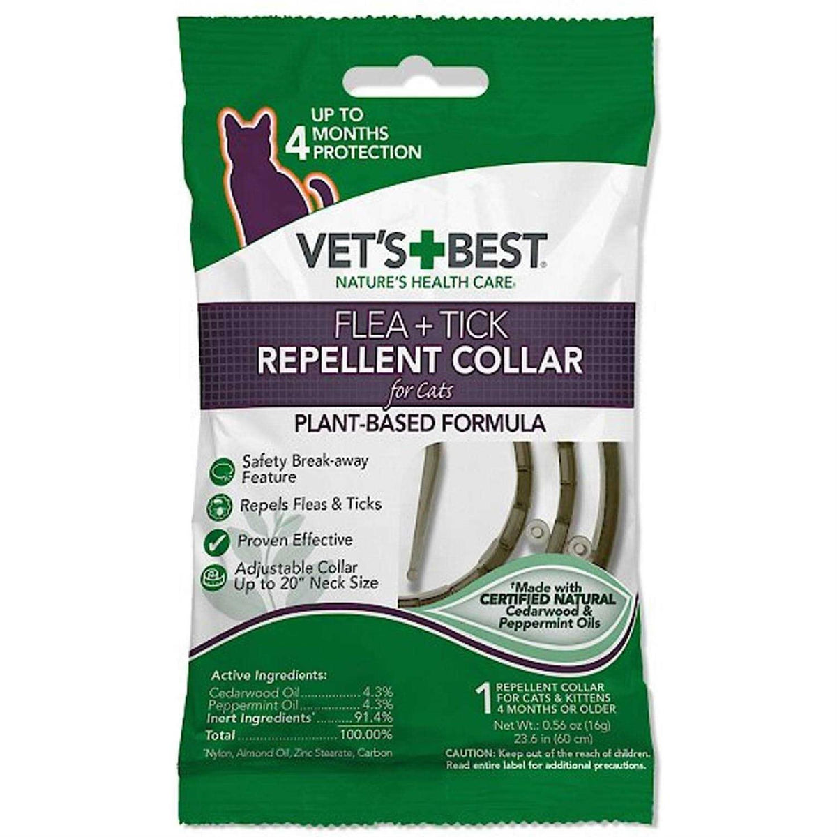 Flea & Tick Repellent Collar for Cats D2489