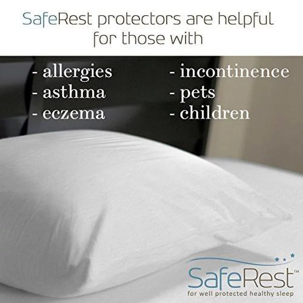 Hypoallergenic Waterproof Zippered Pillow Protector Standard Size R774556