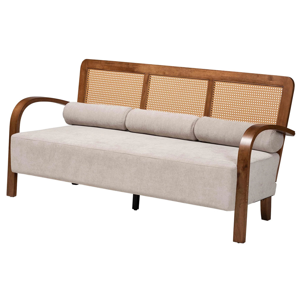 Walnut Brown Sofa S8408