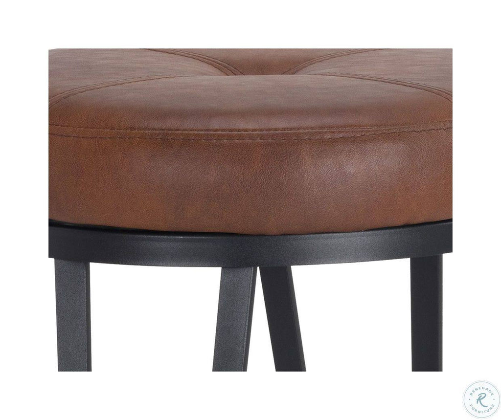 Black Swivel Barstool N5715