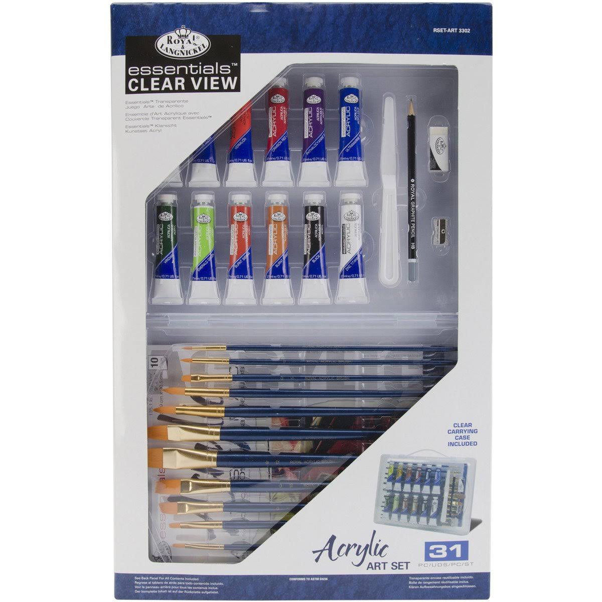 Clear View Acrylic Painting Art Set B206