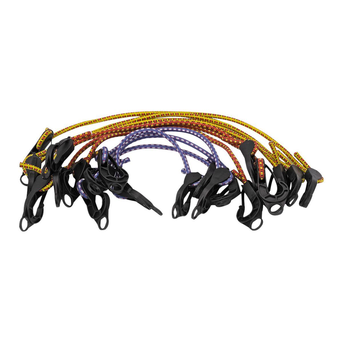 Adjustable Elastic Stretch Cords, 12 Piece Q71492
