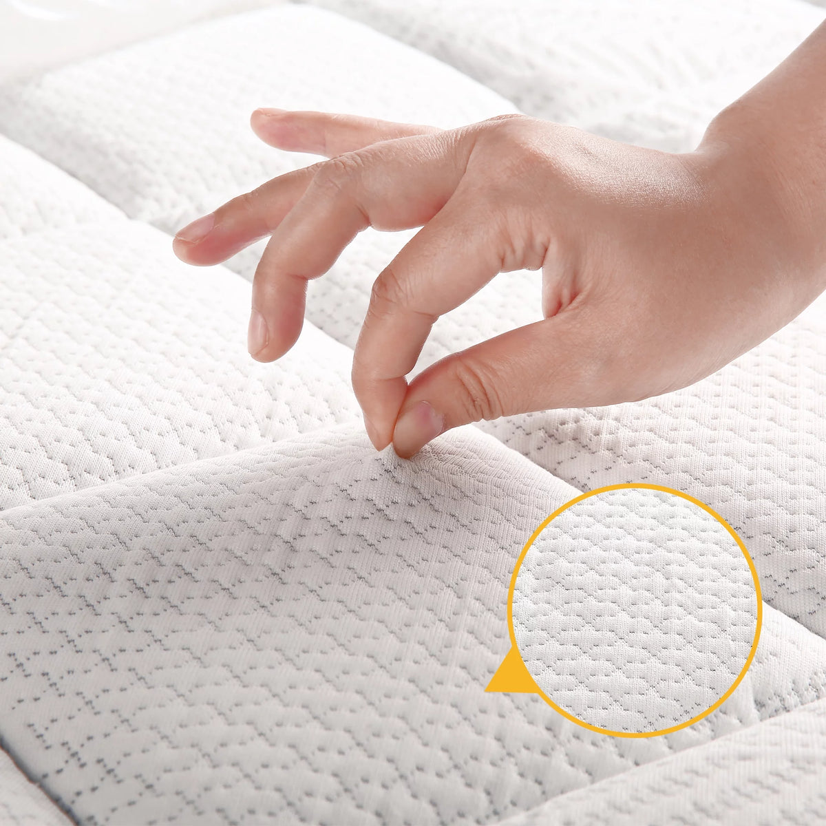 Queen Size 10 Inch Gel Memory Foam Hybrid Mattress Y38902