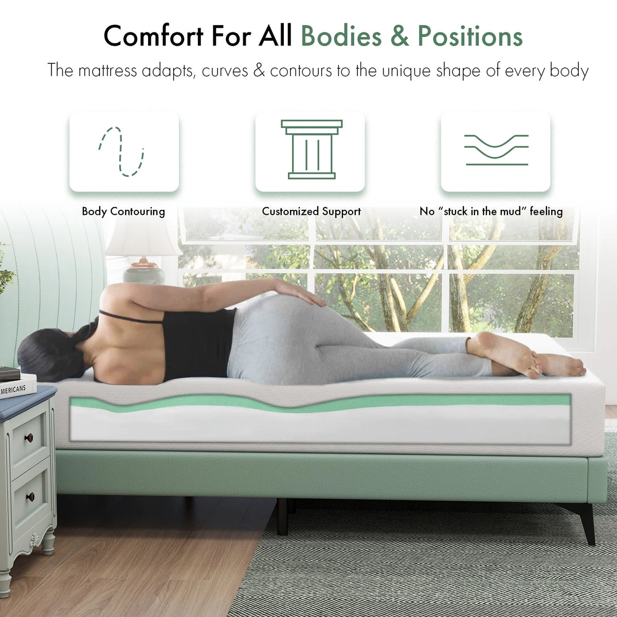 Twin Gel Memory Foam Mattress L983