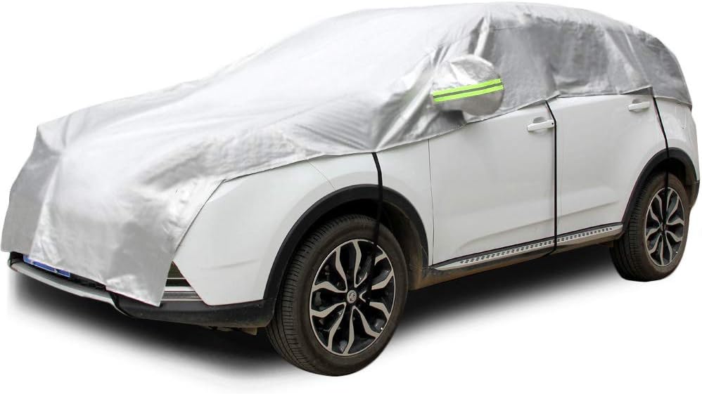 Half Car Cover Waterproof 210D Oxford Fabric X505615