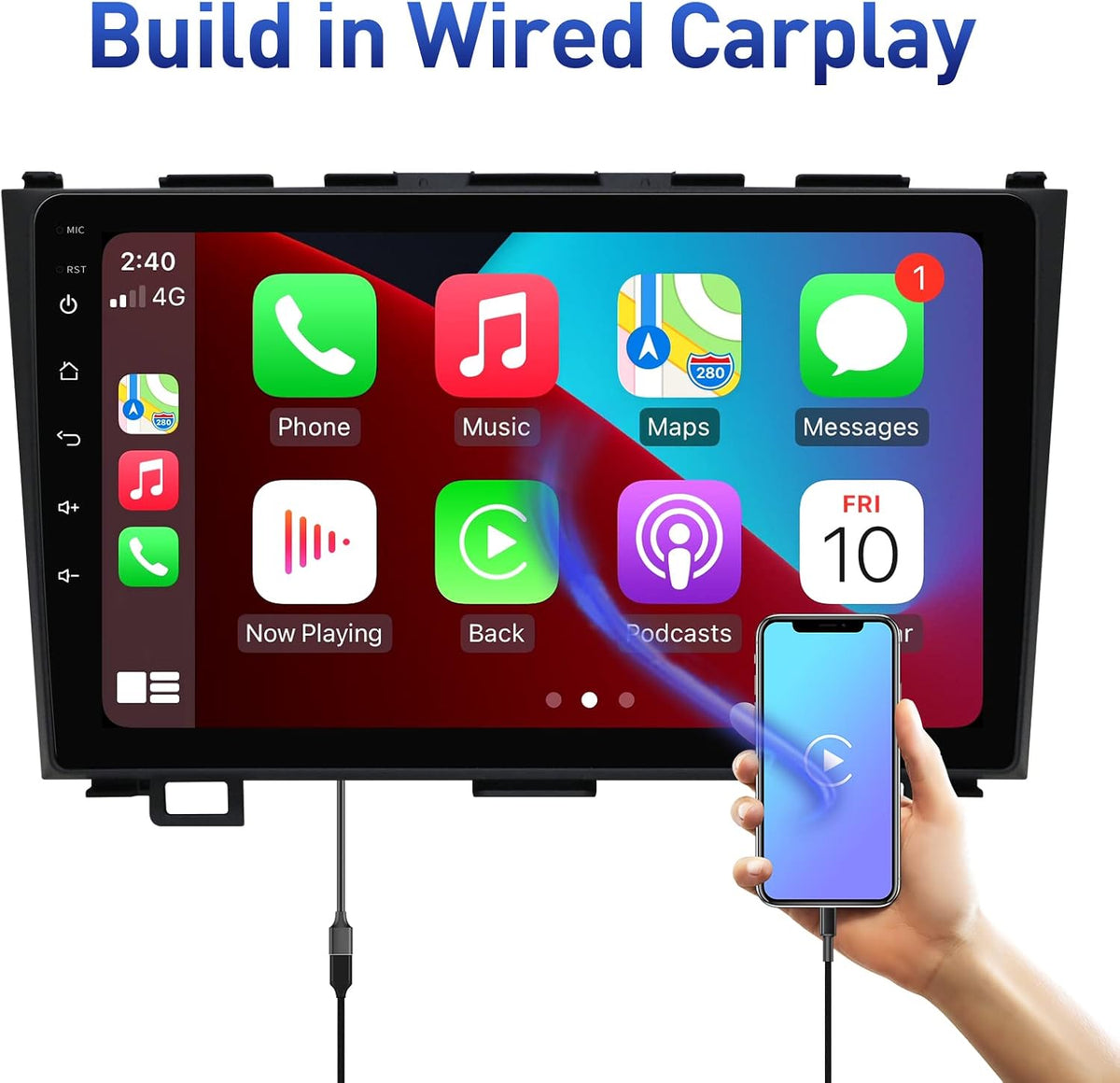 Android 10.0 Car Stereo with Rear View Camera R52641