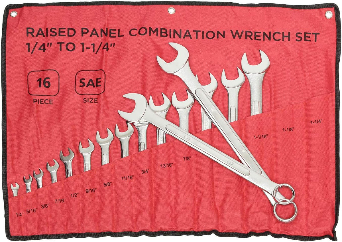 16-Piece Combination Wrench Set U182