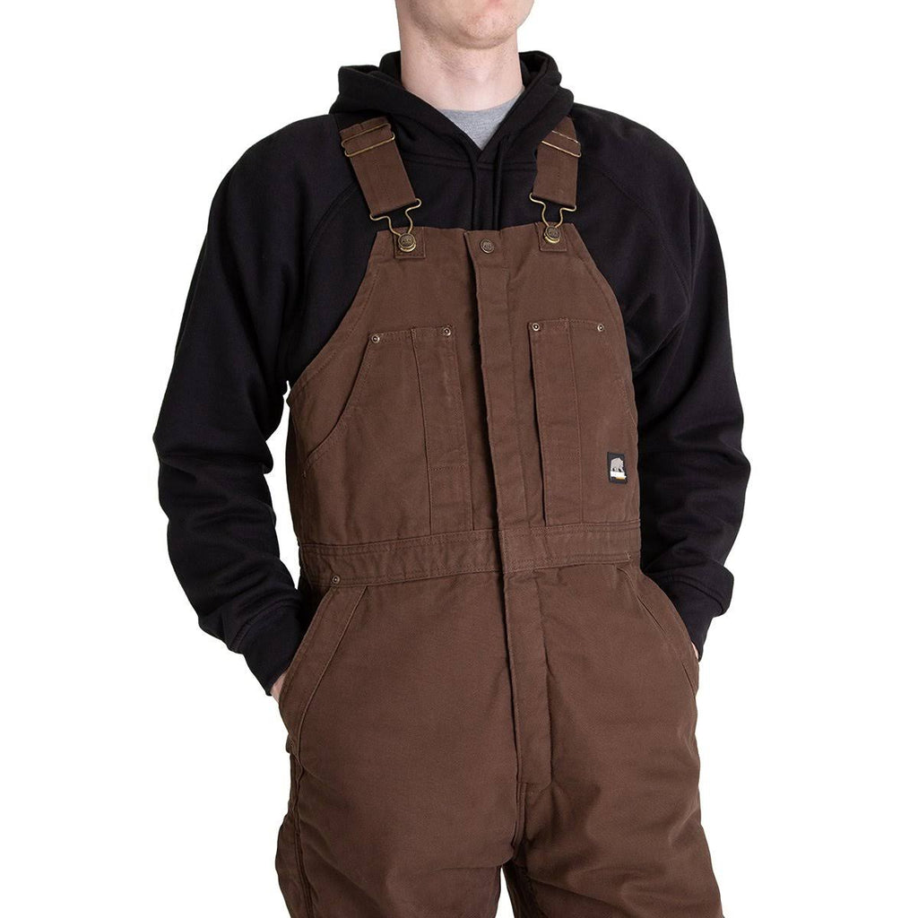 Regular Washed Insulated Bib Overall Black - 3XL F47768