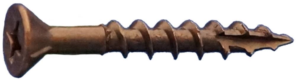 8 x 1-1/2 Phillips Flat Coarse Wood Screws I567