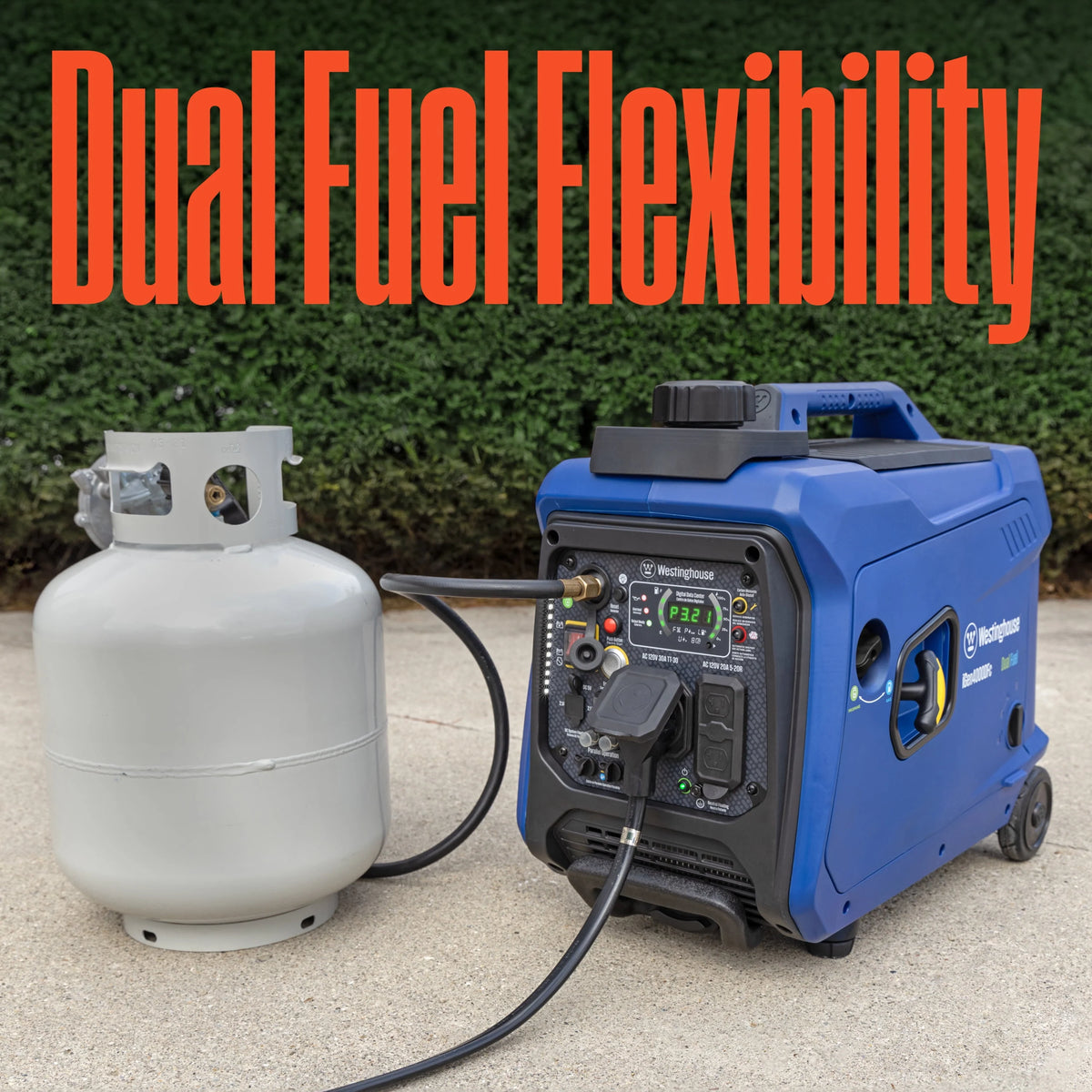 4000 Peak Watt Dual Fuel Portable Inverter Generator A750