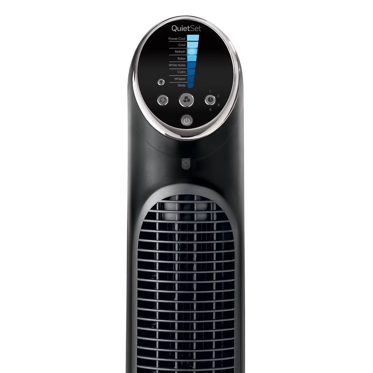 Black Oscillating Electric Tower Stand Fan F619