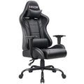 Carbon PU Leather Reclining Black Racing Style Ergonomic Swivel Chair L24771