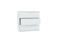 Light Gray Three-Drawer Lateral File M220105