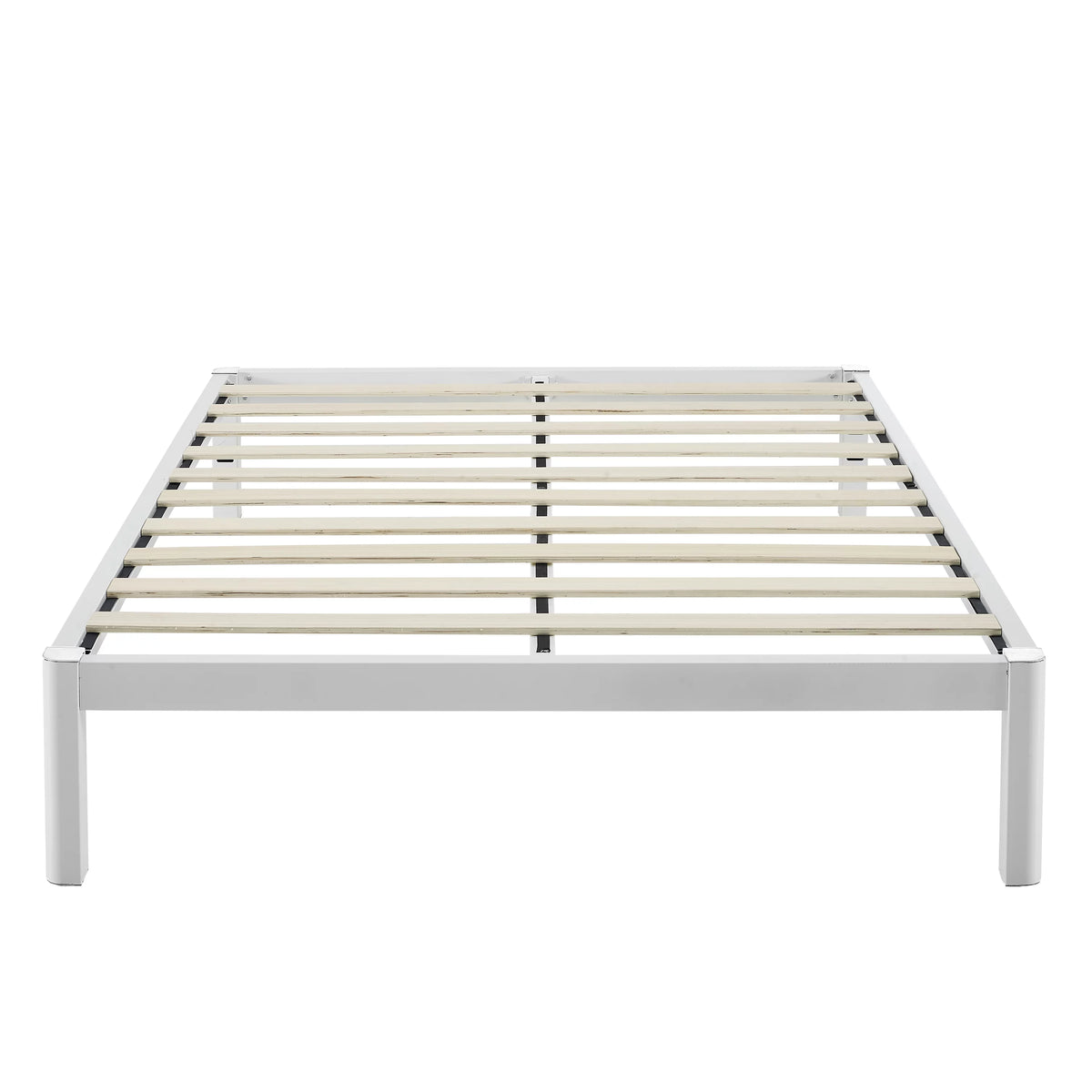 Queen Wood Slat Metal Platform Bed Frame G351341