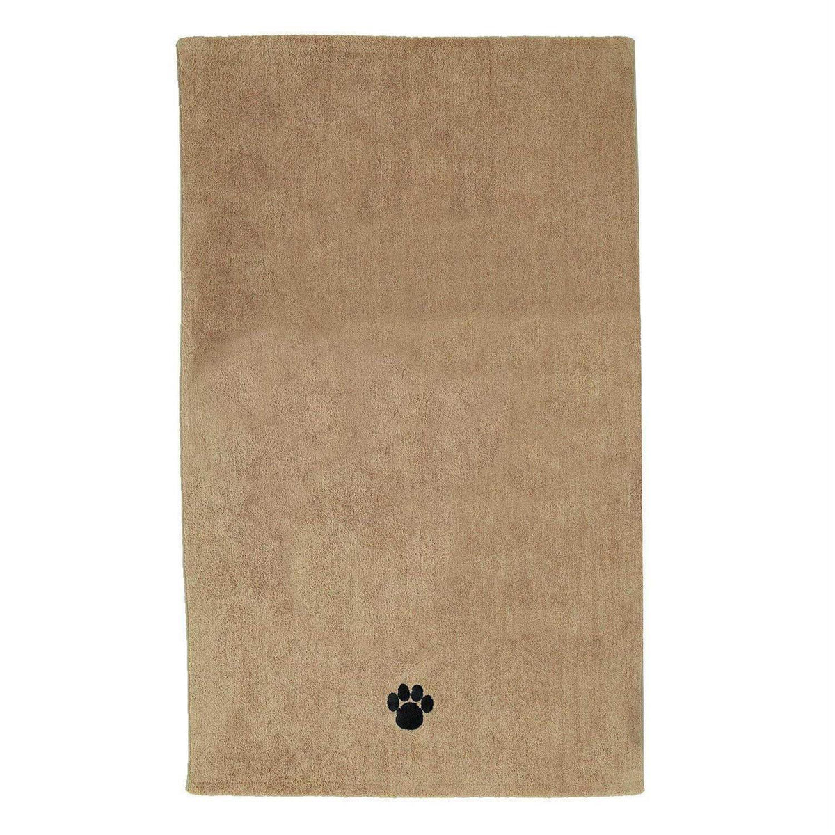 Red Embroidered Paw Pet Towel O461