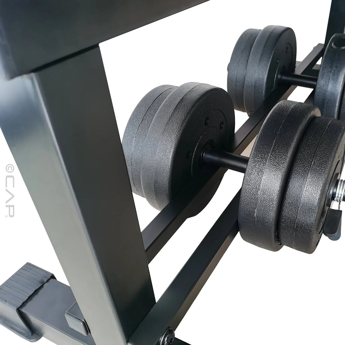 Flat Weight Bench & 50 lb Adjustable Dumbbell Set E5466